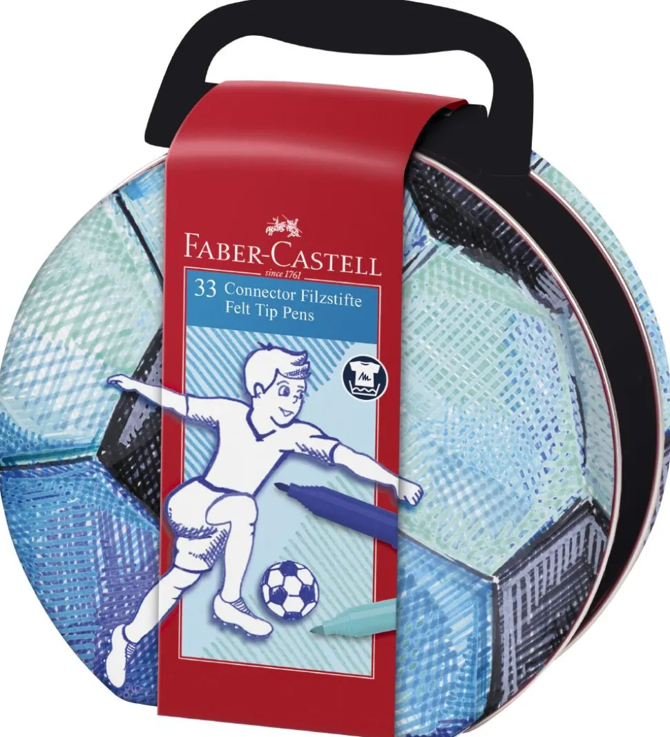 Faber-Castell Tuscher - Connector - 33 stk - Fodbold