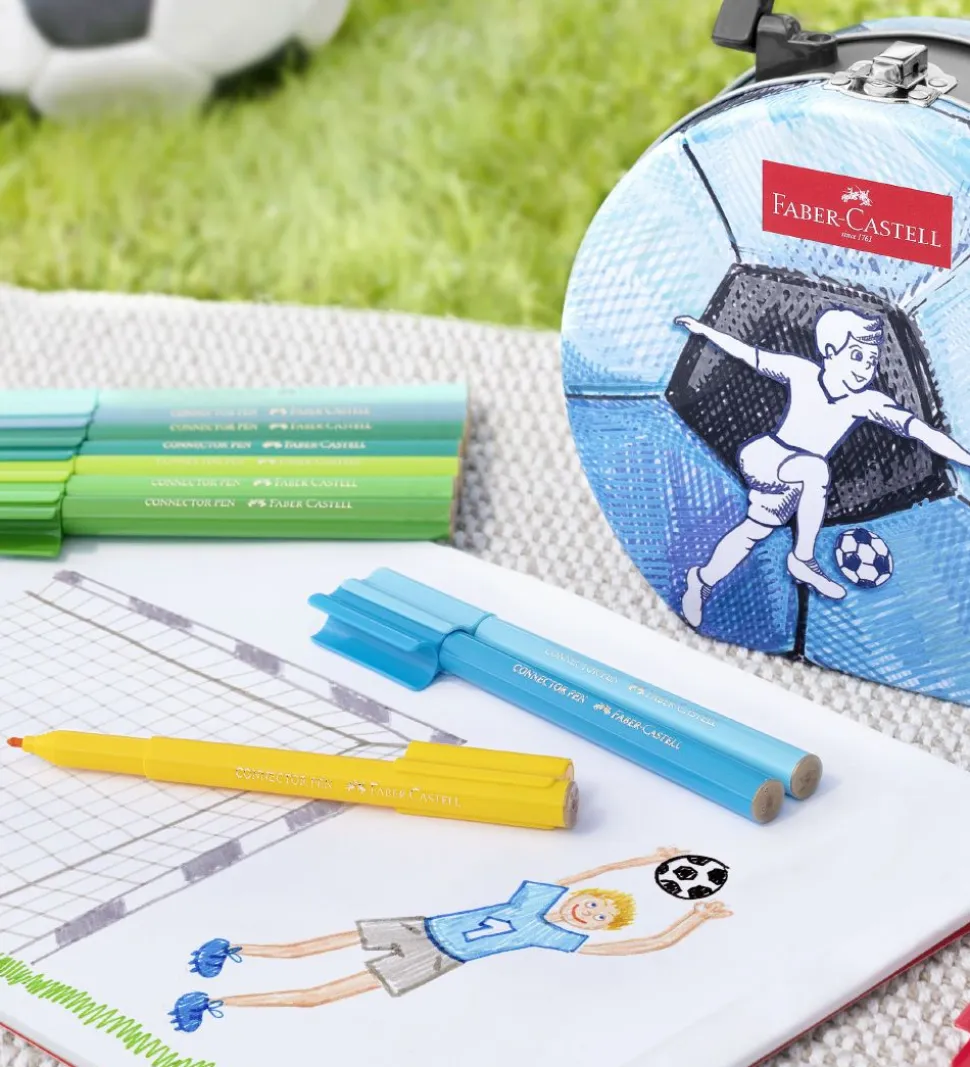 Faber-Castell Tuscher - Connector - 33 stk - Fodbold