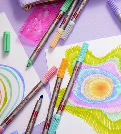 Faber-Castell Tuscher - Dobbelt Tyk/Tynd - 40 stk