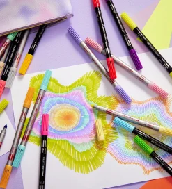 Faber-Castell Tuscher - Dobbelt Tyk/Tynd - 10 stk - Pastel