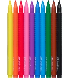 Faber-Castell Tuscher - Grip - 10 stk - Multifarvet