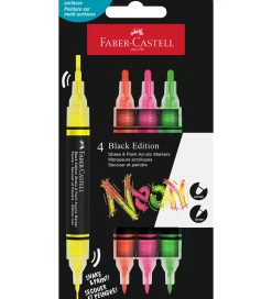 Faber-Castell Tuscher - Shake & Paint Akryl - 4 Stk. - Neon
