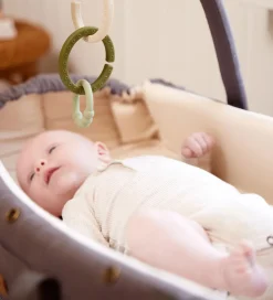 Filibabba Bideringe - Silikone - 2-pak - Warm Grey/Oil Green