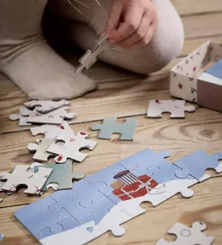 Filibabba Puslespil-Sæt - 4x20 Brikker - Wonderful Winterland