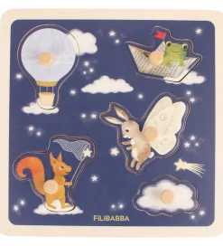Filibabba Sansepuslespil I Træ - Little Adventurers