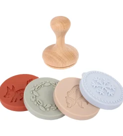 Filibabba Stempelsæt - Træ/Silikone - 4 Dele - Wonderful Winter