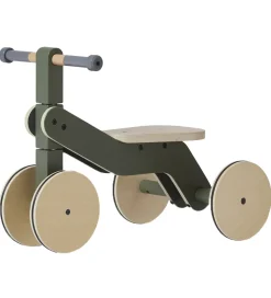 Flexa Løbecykel - Indendørs - Træ - Play - Dusty Green/Birch Ply