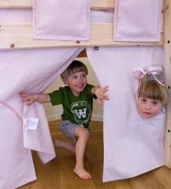 Flexa Legeforhæng Til Halvhøj Seng - Dawn - Mauve Morn