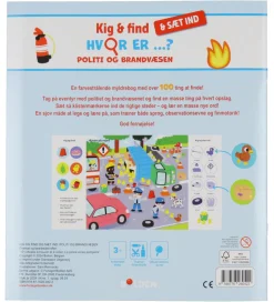 Forlaget Bolden Bog - Kig og find og sæt ind: Hvor er POLITI OG