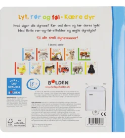 Forlaget Bolden Bog m. Lyd - Lyt, Rør og Føl - Kære dyr