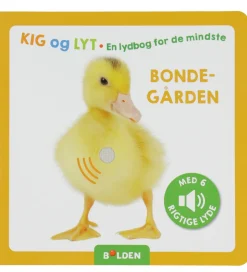 Forlaget Bolden Bog m. Lyd - Kig Og Lyt - Bondegården