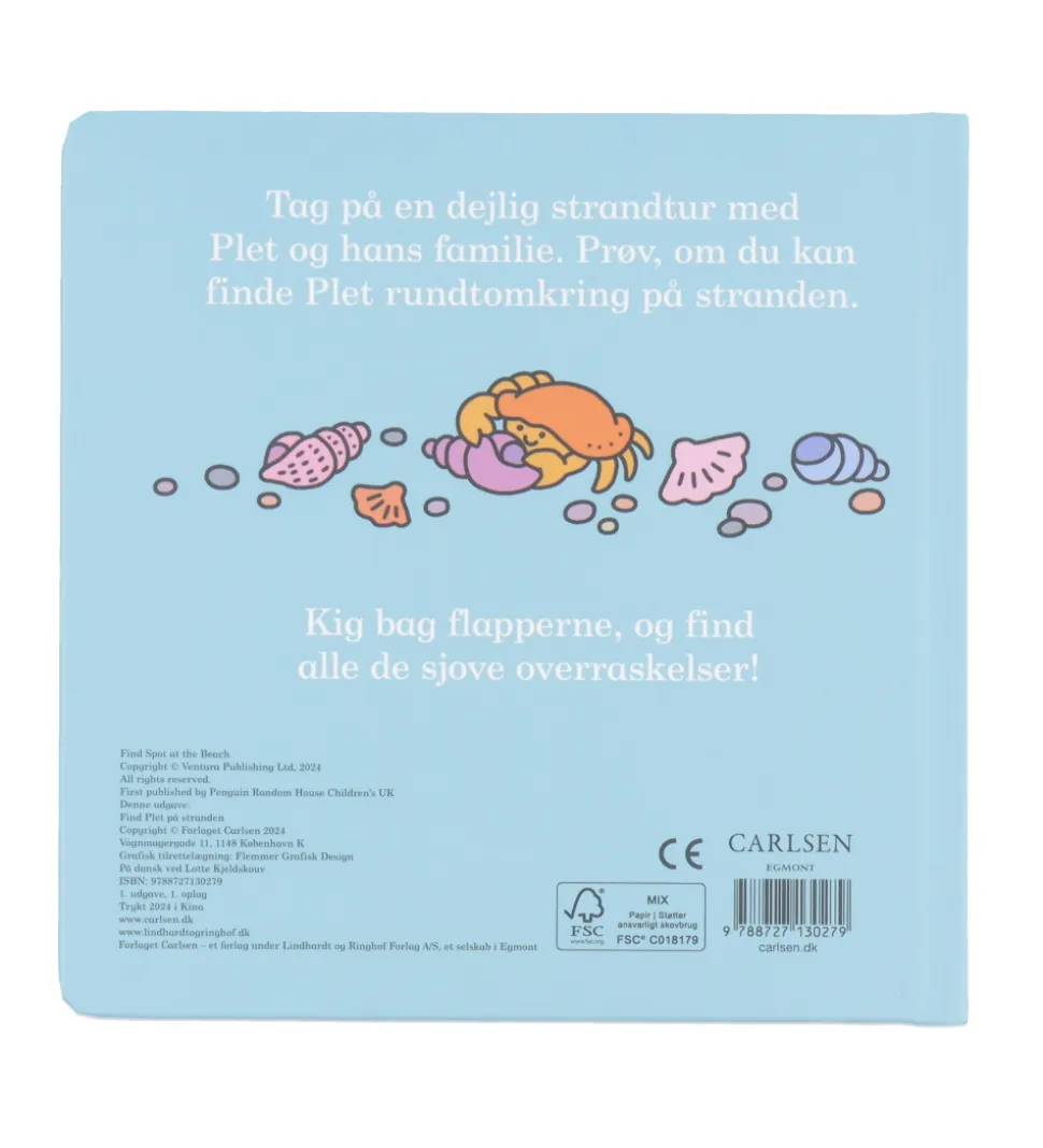 Forlaget Carlsen Bog - Find Plet - På Stranden - Dansk