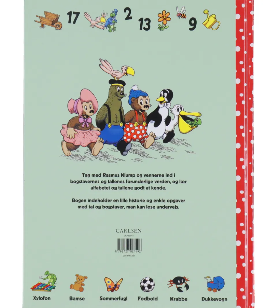 Forlaget Carlsen Bog - Rasmus Klump - Min Store Bog Om Bogstaver