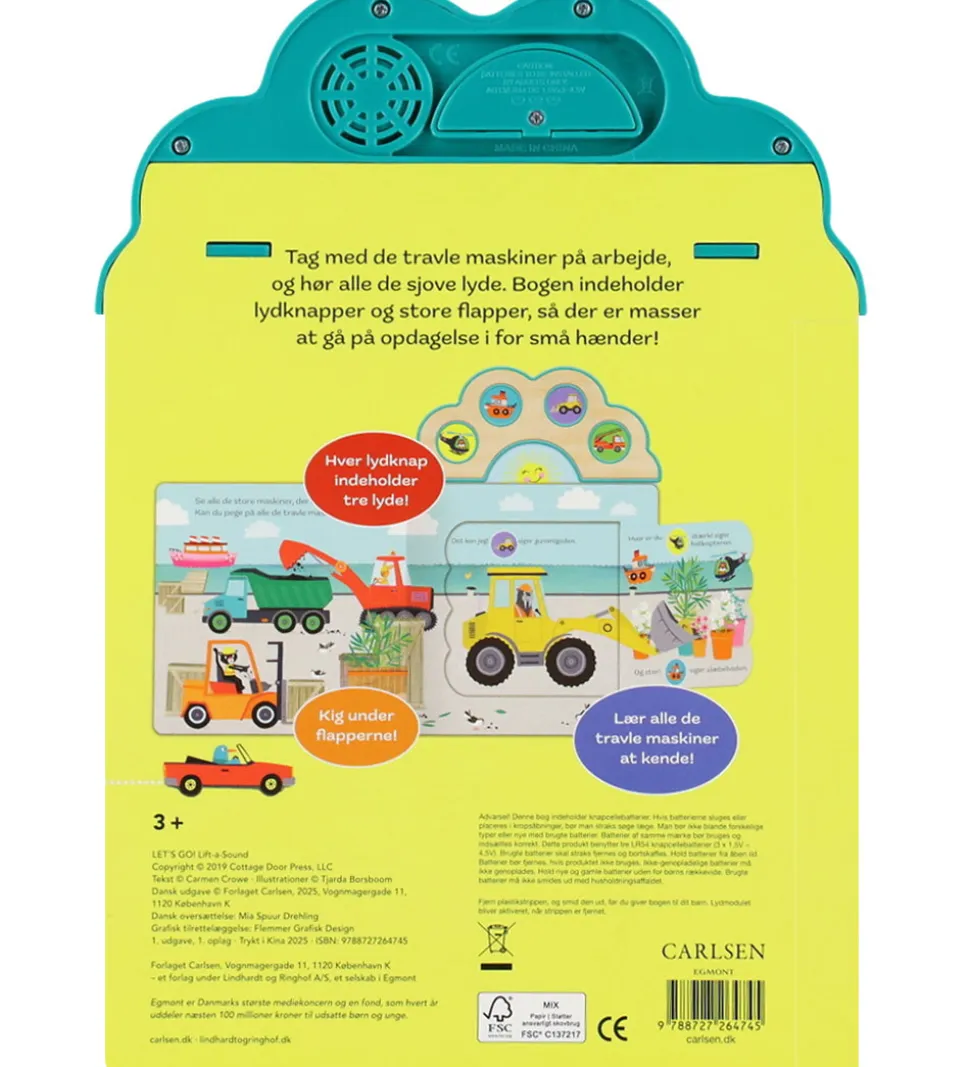 Forlaget Carlsen Bog m. Lyd - Maskiner Med Lyd - DA