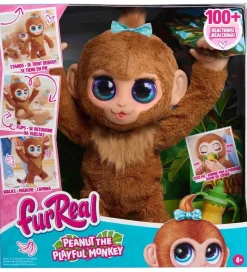 FurReal Interaktiv Abe - Peanut The Playful Monkey - 40 cm