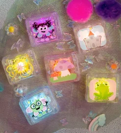 Glo Pals Sansekuber m. Lys - 6 Stk. - Fantastic Fairies