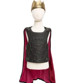 Great Pretenders Udklædning - Ridder Kappe m. Skjold/Krone