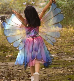 Great Pretenders Udklædning - Sommerfuglekjole - Blue/Purple