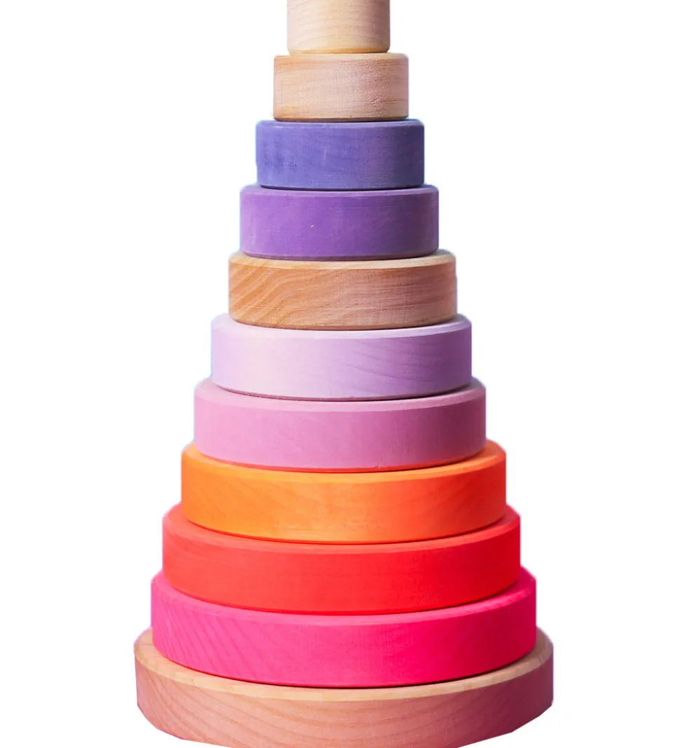 Grimms Stabletårn - Træ - Stor - Neonpink