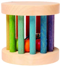 Grimms Trælegetøj - Mini Rangle - Multifarvet