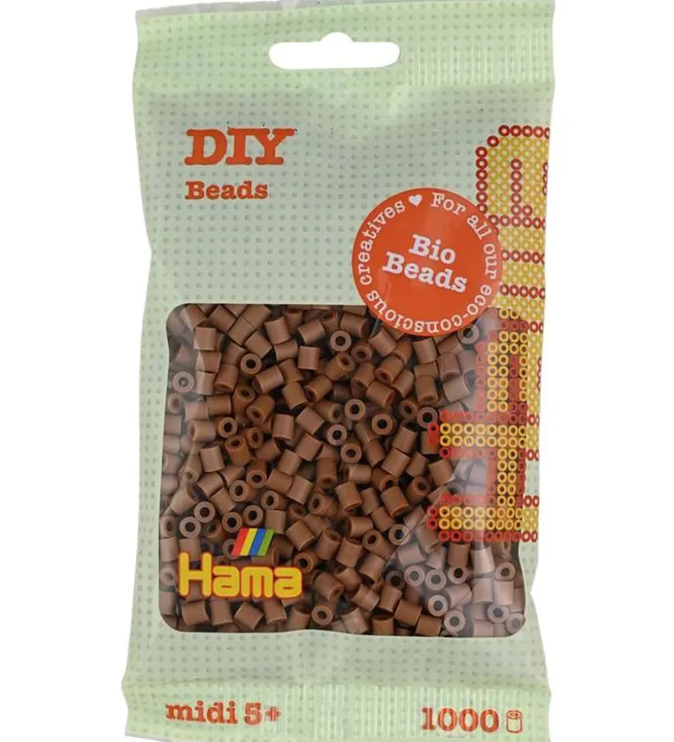 Hama Bio Midi Perler - 1000 stk. - 76 Nougat
