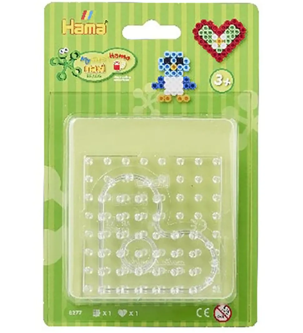 Hama Maxi Perleplader - 2 stk. - Firkant/Hjerte