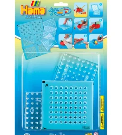 Hama Maxi Perlesæt - 3 stk. + 1 Sticker - Kvadrater