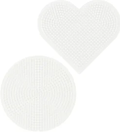 Hama Midi Perleplader - 4 stk. - Cirkel/Hjerte/Kvadrat/Sekskant