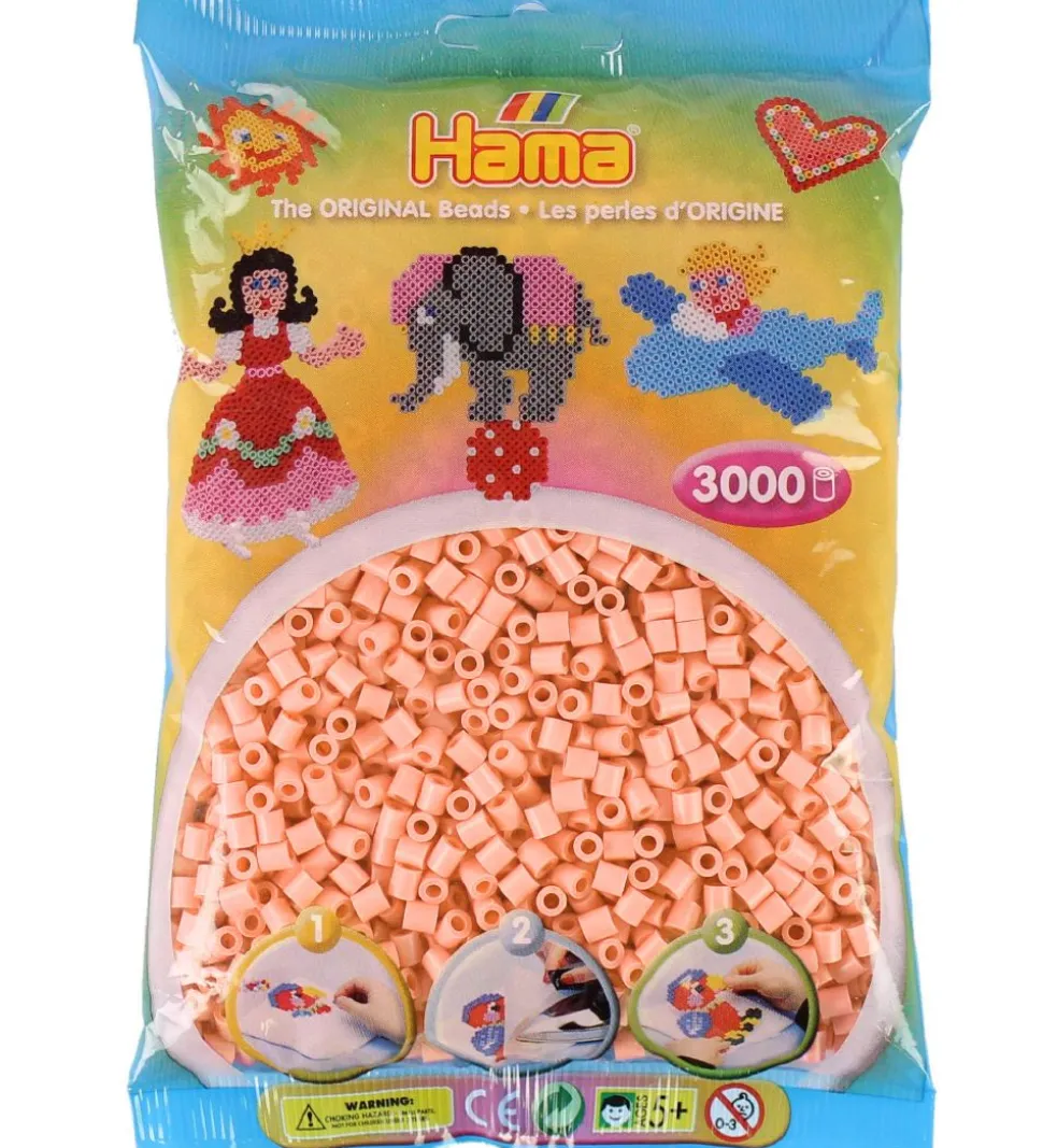 Hama Midi Perler - 3000 stk. - 78 Mat Rosa