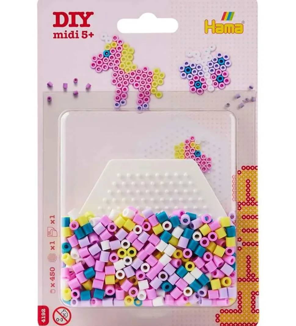 Hama Midi Perler - 450 stk. - Enhjørning