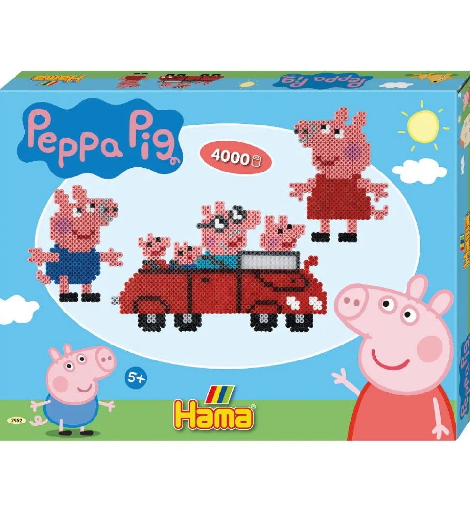 Hama Midi Perlesæt - 4000 stk. - Gurli Gris