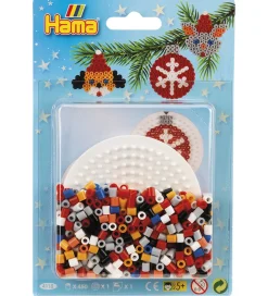 Hama Midi Perlesæt - Lille Jul - 450 stk - Til Ophæng