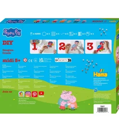 Hama Midi Perlesæt - Uro - Gurli Gris + Lillesøster Evie - 4000