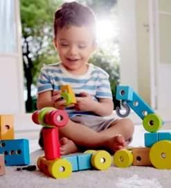 Hape Stablelegetøj - Træ - 44 Dele