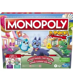 Hasbro Brætspil - Monopoly Junior - 2-i-1