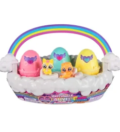Hatchimals Legetøj - Alive Neon Rainbow Basket