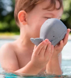 Hevea Badelegetøj - Naturgummi - Hval - Blizzard Blue