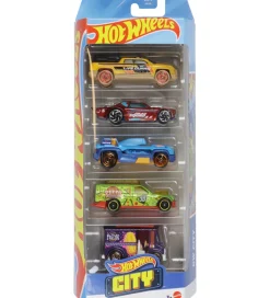 Hot Wheels Biler - 5-pak - City