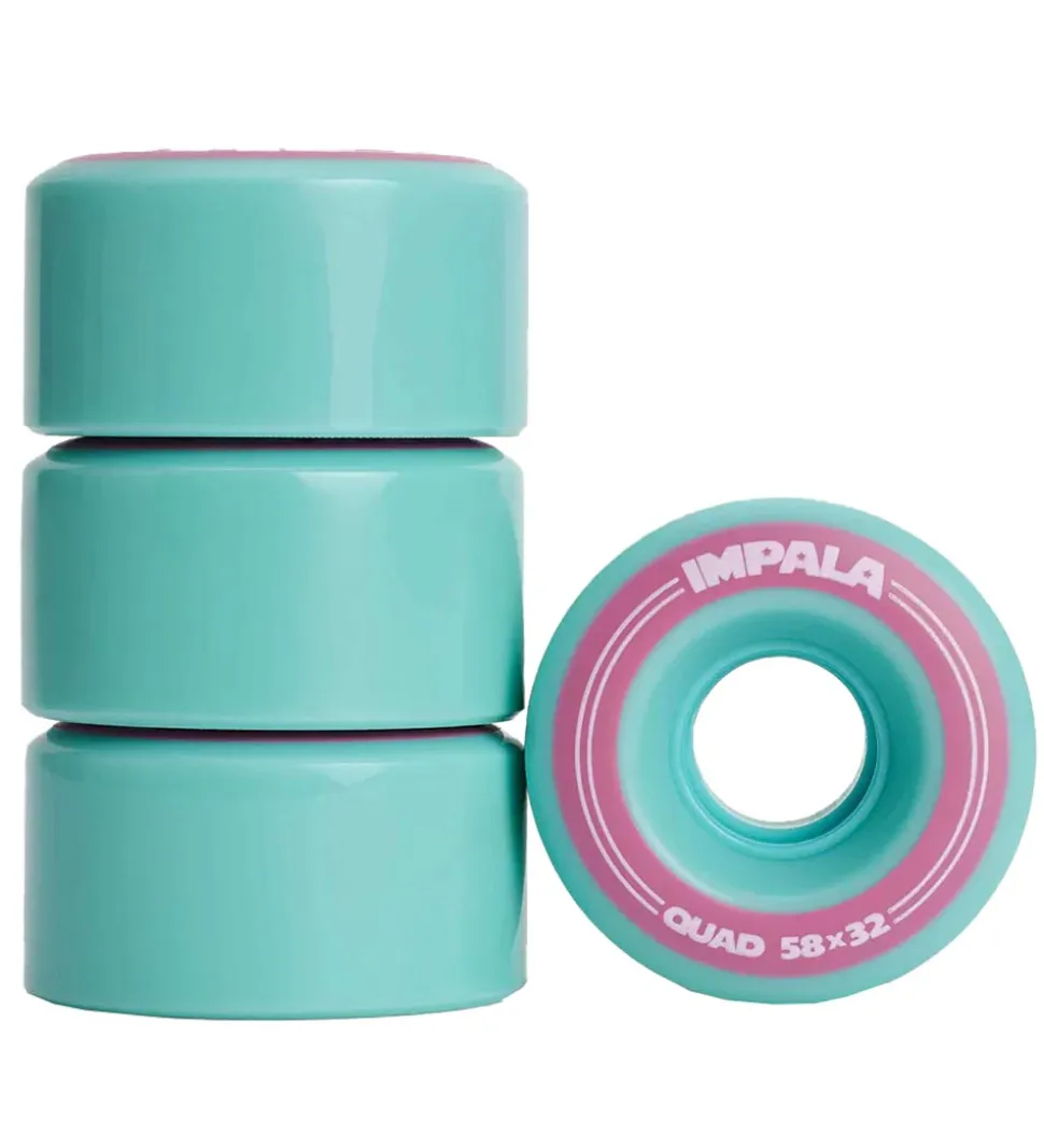 Impala Hjul - 4-pak - 58 mm - Aqua