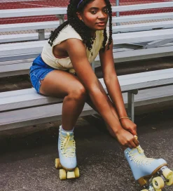 Impala Rulleskøjter - Quad Skate - Sky Blue/Gul