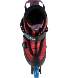 K2 Rulleskøjter - Raider Boa - Sort/Rød - Inliner