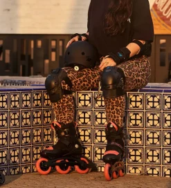 K2 Rulleskøjter - Trio LT 100 W - Sort/Koral - Inliner