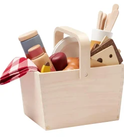 Kids Concept Legemad - Picnic sæt - Træ