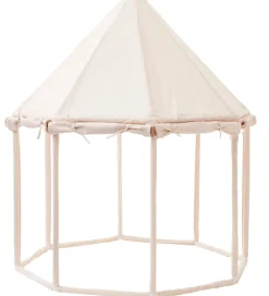 Kids Concept Legetelt - Pavillon - 122x142 cm - Naturhvid