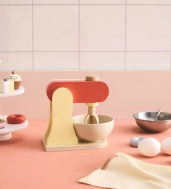 Kids Concept Røremaskine - Træ - 17 cm - Lysegul/Rosa