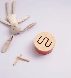 Kids Concept Trælegetøj - Tromme Mini - 16,5 x 9 cm - Rød