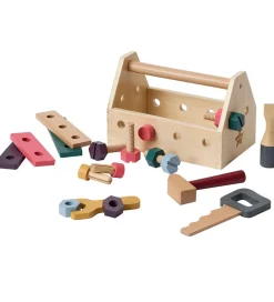 Kids Concept Trælegetøj - Værktøjskasse - Træ