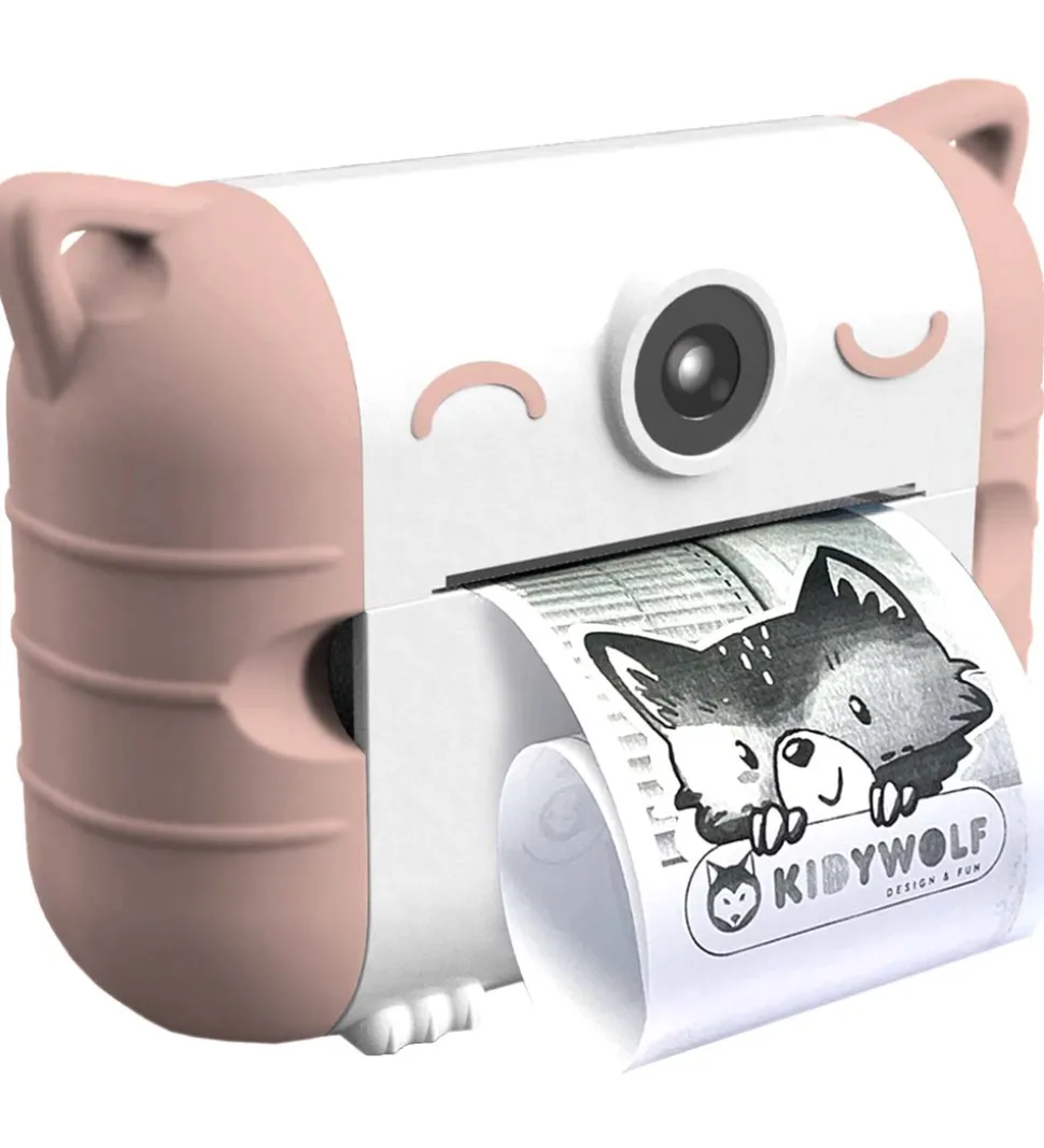 Kidywolf Kamera m. Printer - Kidyprint - Camera Peach