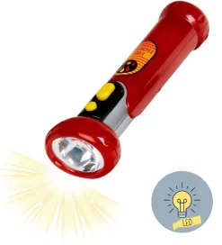 Klein Brandmandssæt - Lys og Vandsprøjt - 7 Stk. - Rød