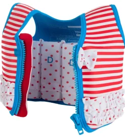 Konfidence Svømmevest - Original - Marthas Red Stripe Frills